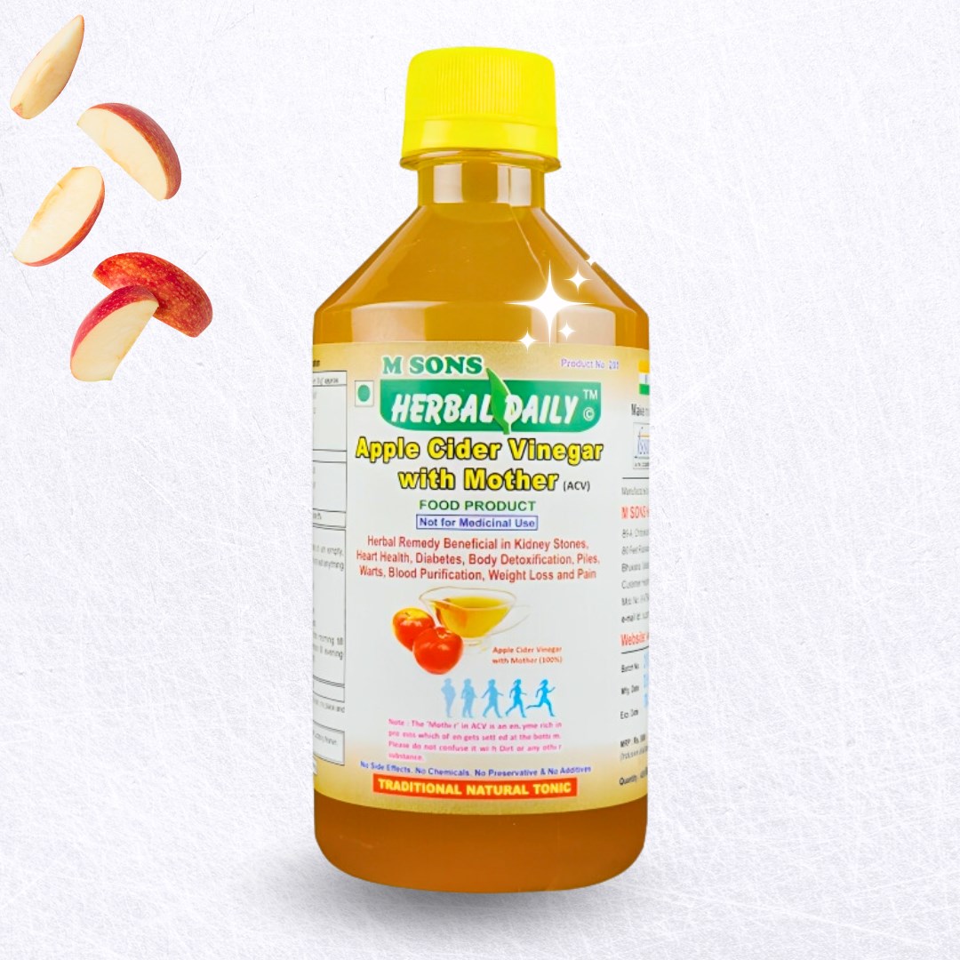 Apple Cider Vinegar Acv | Raw | Unfiltered & Unpasteurized | For Weight Management, Reduced Bloating, Healthy Skin & Hair