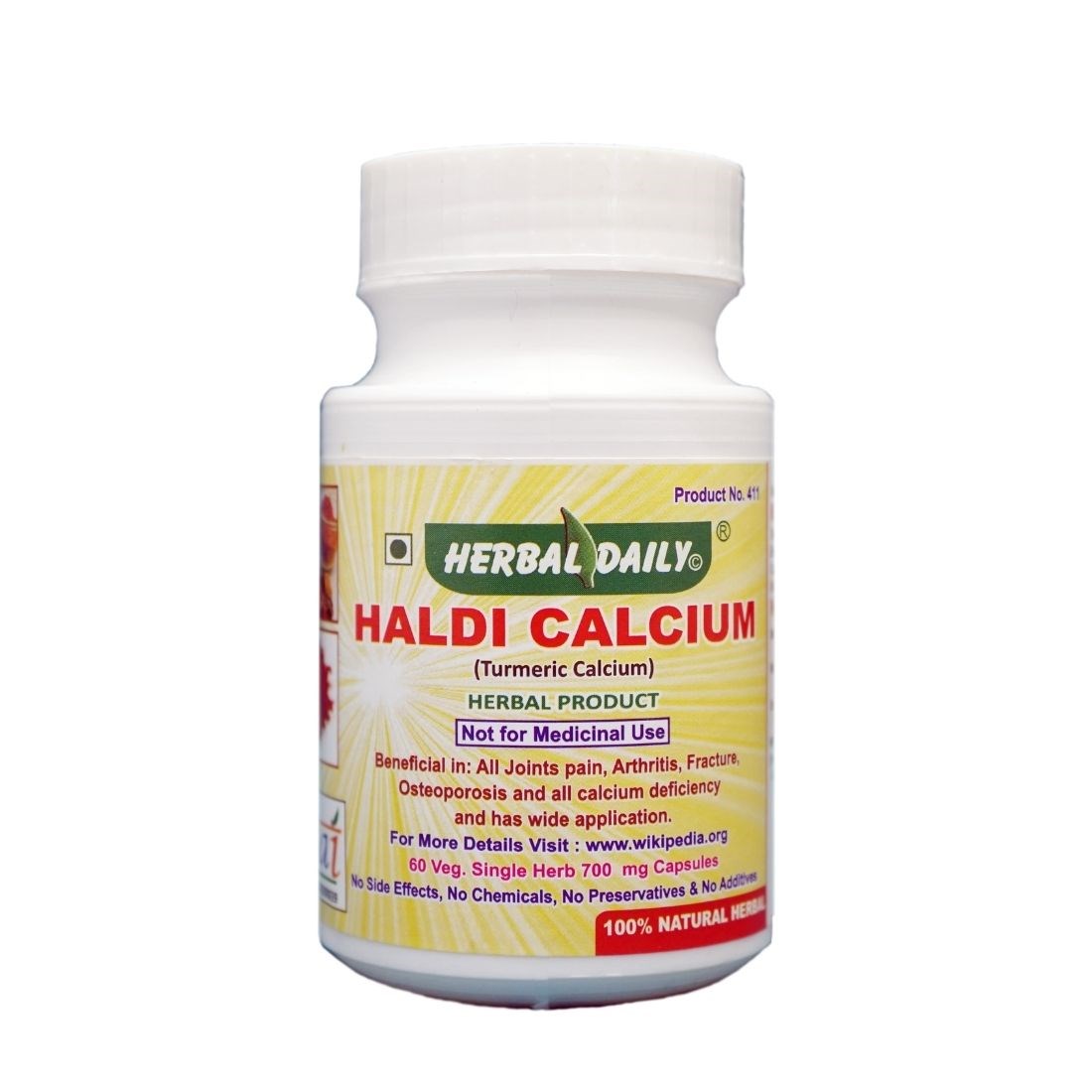 Haldi Calcium Veg. capsules